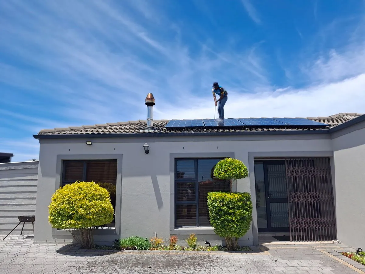 Maison équipée d'une installation solaire en Guadeloupe